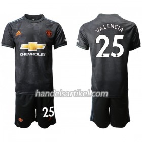 Manchester United VALENCIA 25 Kinder Ausweich Trikotsatz 2019/20 Kurzarm (+ Kurze Hosen)